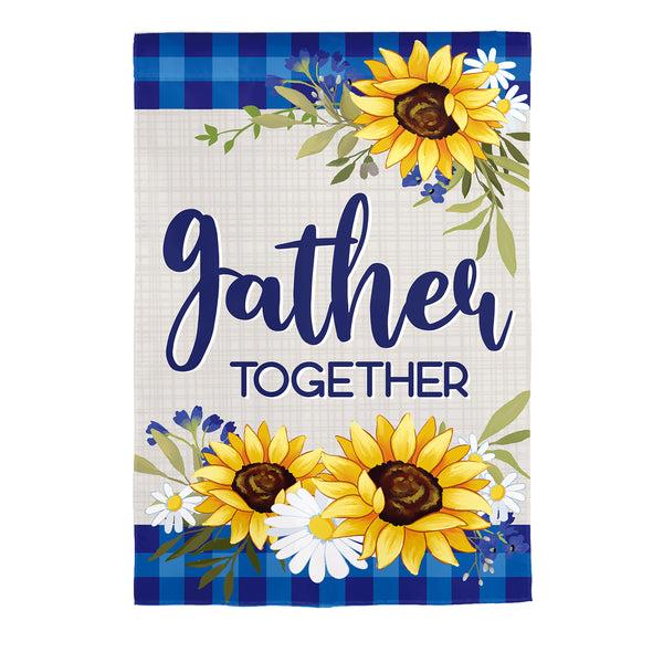 Plow & Hearth Gather Suede Garden Flag