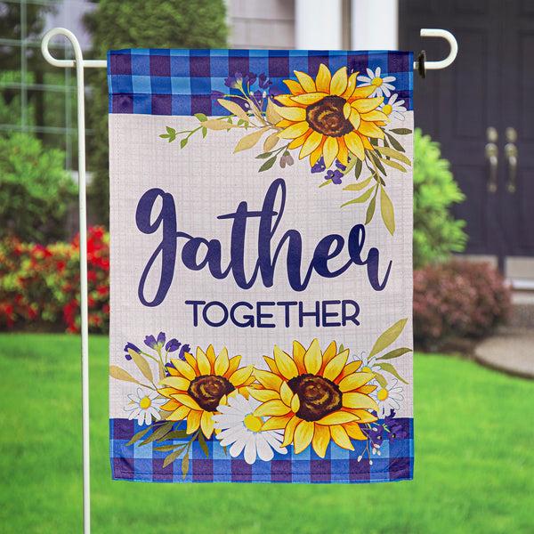 plow & hearth Gather Suede Garden Flag