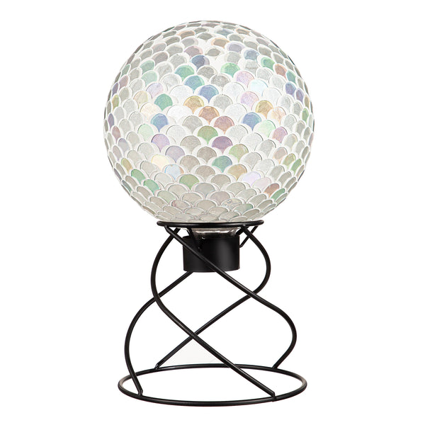 Plow & Hearth Gazing Ball Swirl Stand