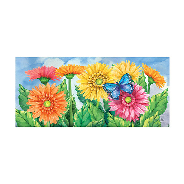 plow & hearth Gerbera Daisies Sassafras Switch Mat
