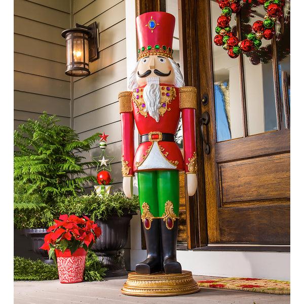plow & hearth Giant Nutcracker Statue