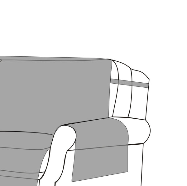 Plow & Hearth Gold Rush Reversible Chair Cover