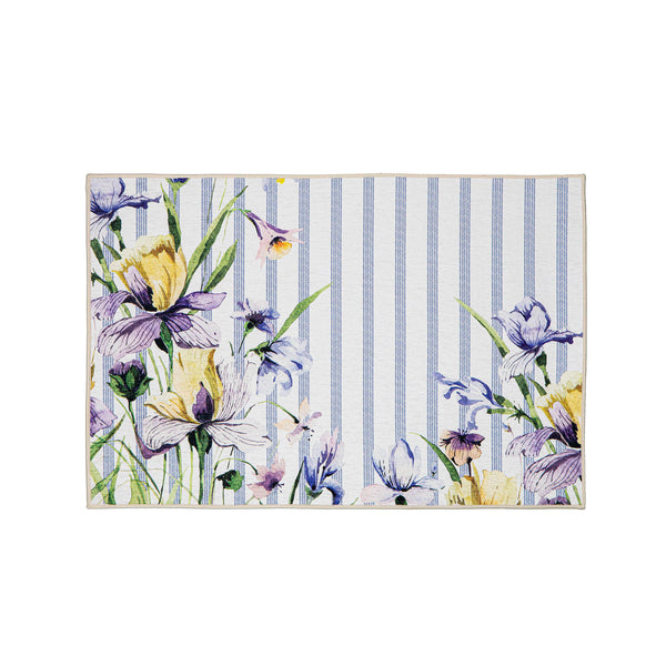 Plow & Hearth Golden Lilac Washable Accent Rug 2' X 3'