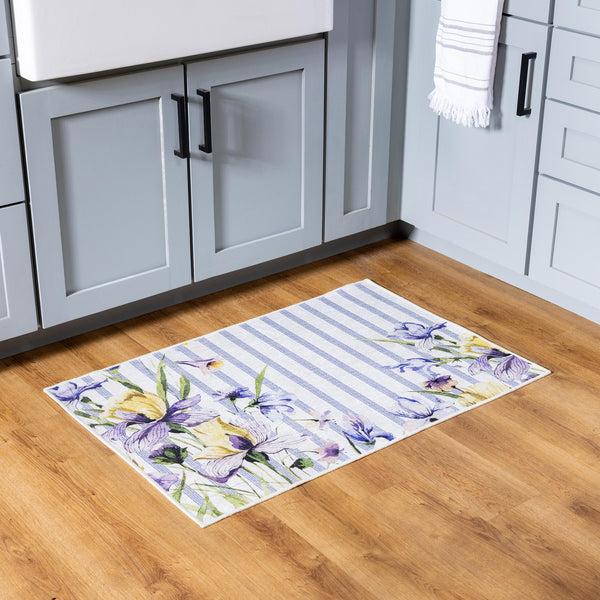 plow & hearth Golden Lilac Washable Accent Rug 2' x 3'
