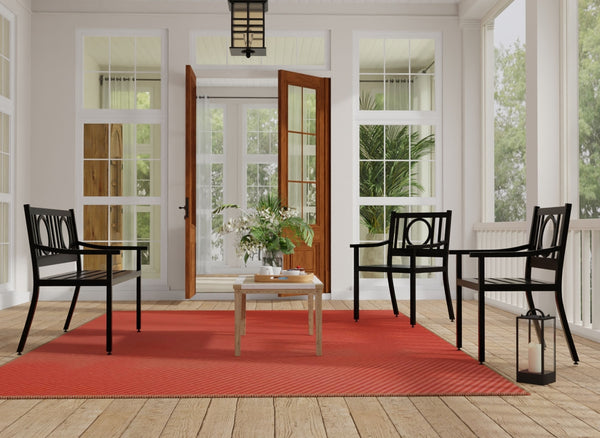 Plow & Hearth Grammercy Outdoor Chair Black