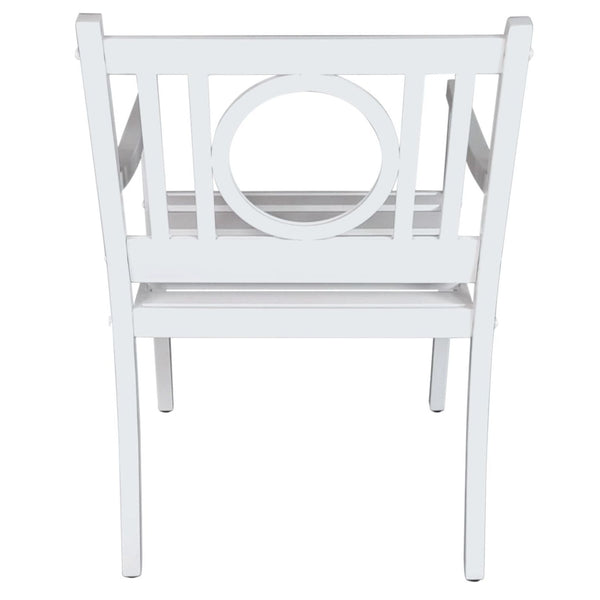 Plow & Hearth Grammercy Outdoor Chair White