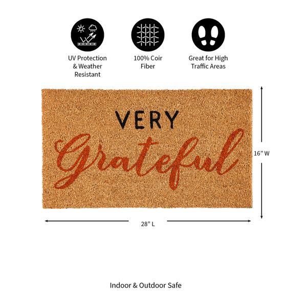 Plow & Hearth Grateful Coir Mat