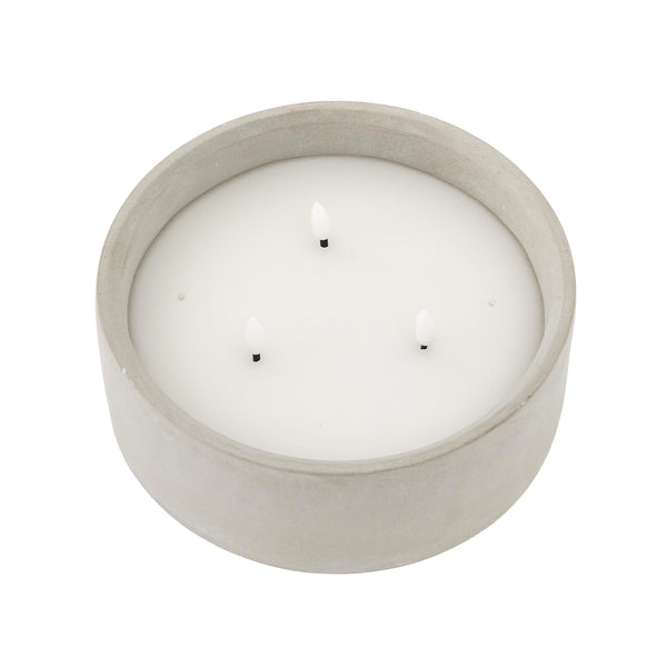 Plow & Hearth Gray LED Outdoor Candle