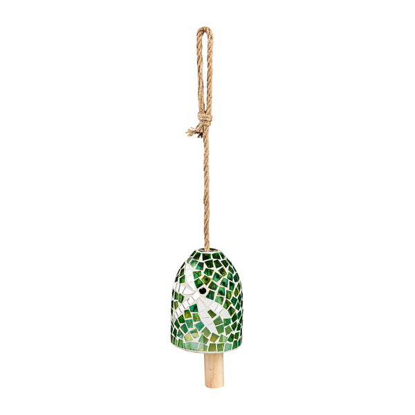 Plow & Hearth Green Dragonfly Mosaic Bell Chime