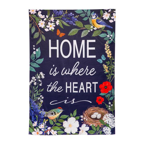 Plow & Hearth Greenhouse Retreat Suede House Flag