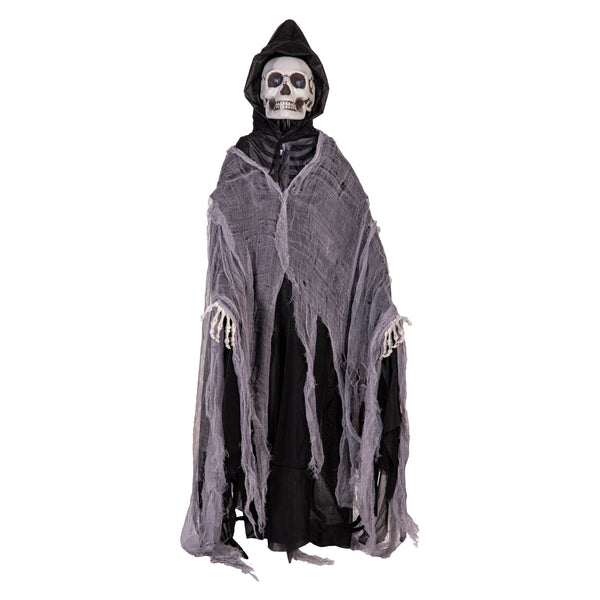 Plow & Hearth Halloween LED Skeleton Garden Stake 49"
