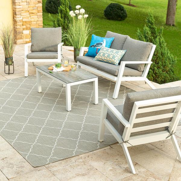 plow & hearth Hamilton Latticework Rug