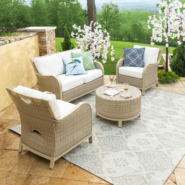 plow & hearth Hamilton Vintage Indoor/Outdoor Rug