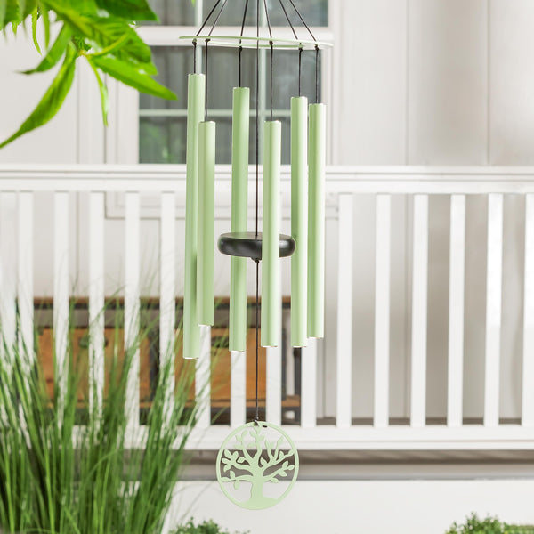 plow & hearth Hand-Tuned Tree of Life Wind Chime