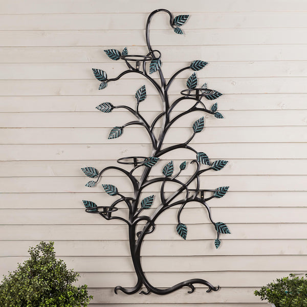 plow & hearth Hanging Tree Trellis with Pot Holders