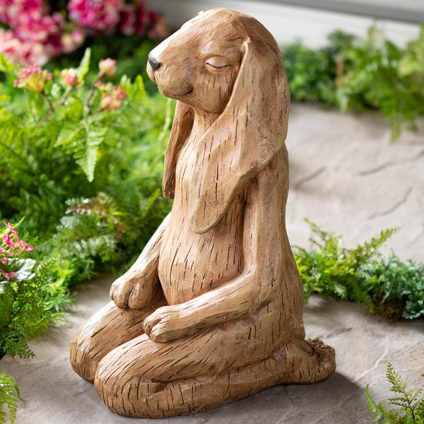 plow & hearth Happy Hero Yoga Pose Bunny