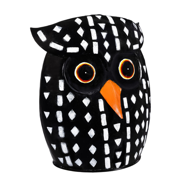 Plow & Hearth Harvest Dotted Owl Garden Statue Set