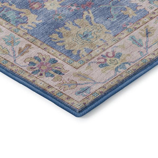 Plow & Hearth Hatay Blue Polyester Rug