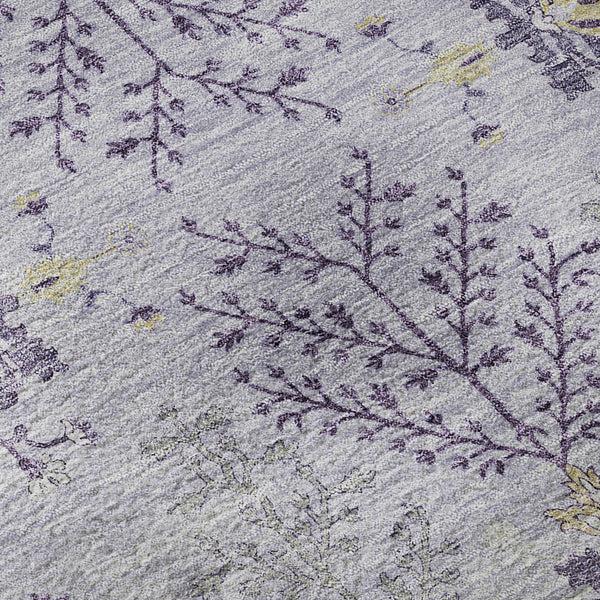 Plow & Hearth Hatay Lavender Polyester Rug