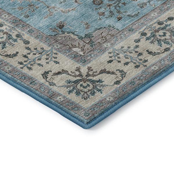 Plow & Hearth Hatay Sky Polyester Rug
