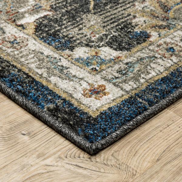 Plow & Hearth Heartland Border Rug 5'3" X 7'3"