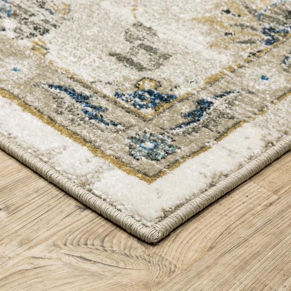 plow & hearth Heartland Border Rug 7'10" x 10"