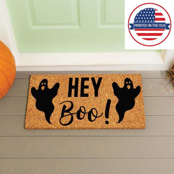 Plow & Hearth Hey Boo Coir Doormat 28"x16"