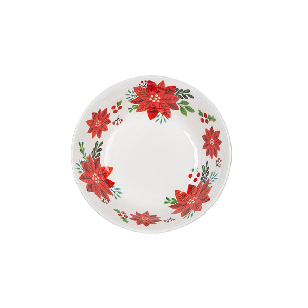 Plow & Hearth Holiday Greenhouse Melamine Bowl 7.5"