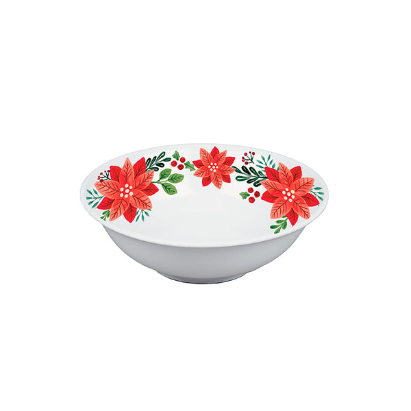 plow & hearth Holiday Greenhouse Melamine Bowl 7.5"