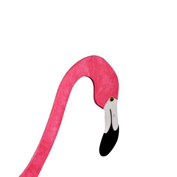 Plow & Hearth Hot Pink Dancing Flamingo Sculpture