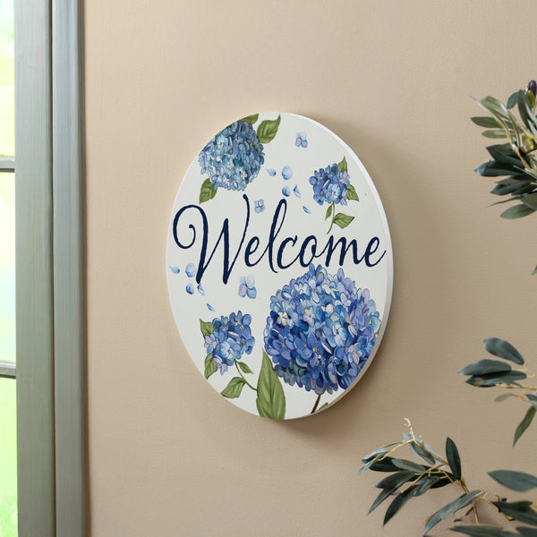 Plow & Hearth Hydrangea Haven 18" Door Décor