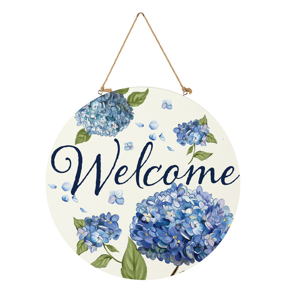Plow & Hearth Hydrangea Haven 18" Door Décor