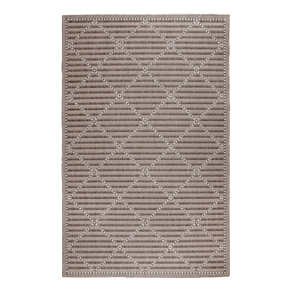 Plow & Hearth Indoor/Outdoor Diamonds Rug 39" X 59"