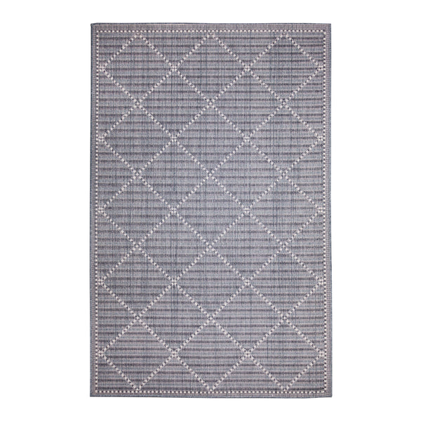 Plow & Hearth Indoor/Outdoor Diamonds Rug 39" X 59"