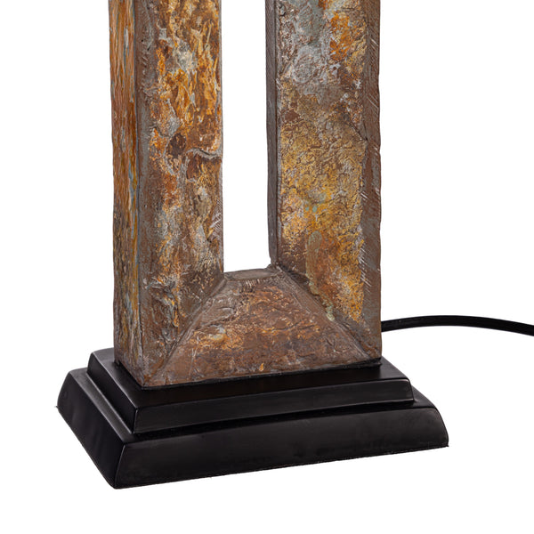 Plow & Hearth Indoor/Outdoor Slate Lamp