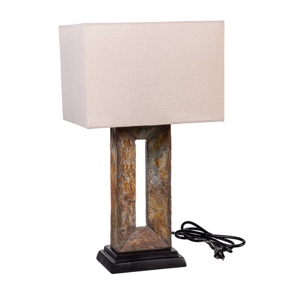 Plow & Hearth Indoor/Outdoor Slate Lamp