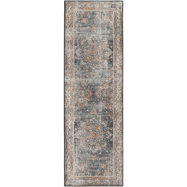 Plow & Hearth Jericho Charcoal Polyester Area Rug