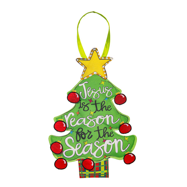 Plow & Hearth Jesus Is The Reason Door Décor