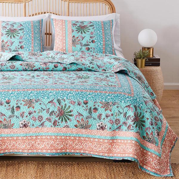 plow & hearth Jocelyn Quilted Bedding Set Twin