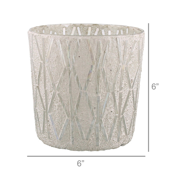 Plow & Hearth Large Blanco Candle Holder