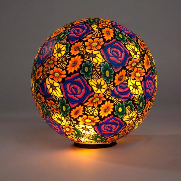 plow & hearth Large Clay Lighted Ball