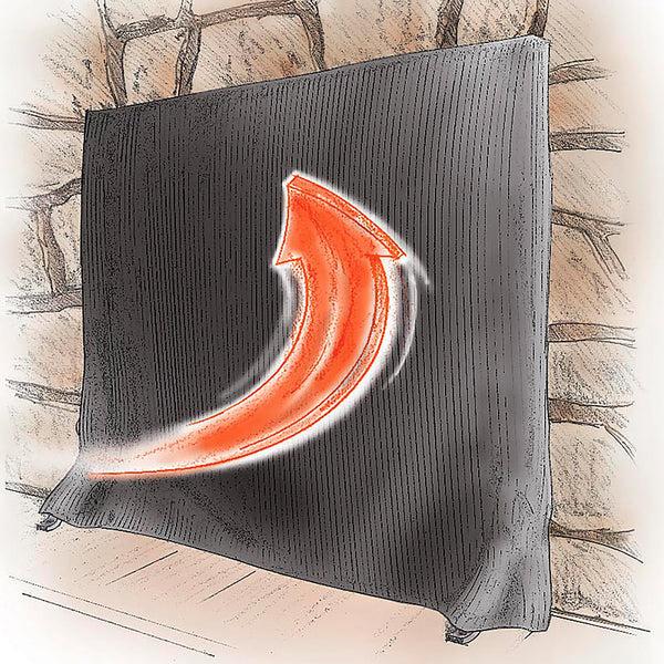 Plow & Hearth Large Pavenex Fireplace Blanket