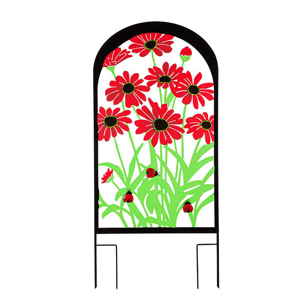 Plow & Hearth Laser Cut Trellis- Flowers