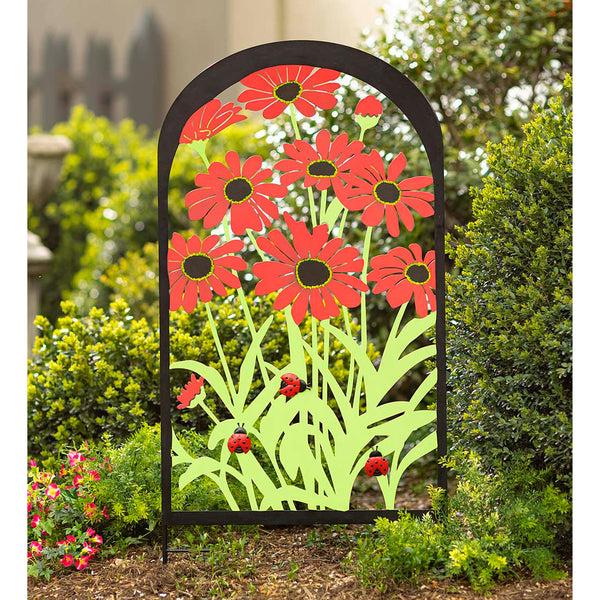 plow & hearth Laser Cut Trellis- Flowers