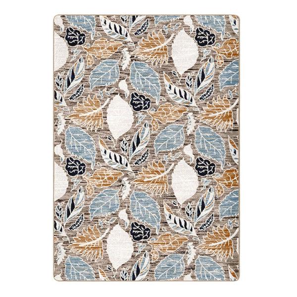 Plow & Hearth Leaves EnduraStran Area Rug 4' X 5'