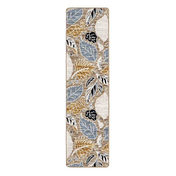 plow & hearth Leaves EnduraStran Runner 2' x 8'