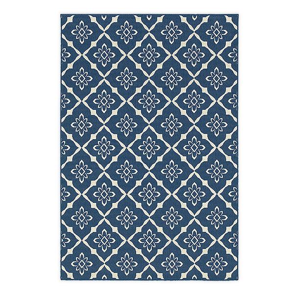 plow & hearth Lexington Trellis Rug 3'7"x 5'6"