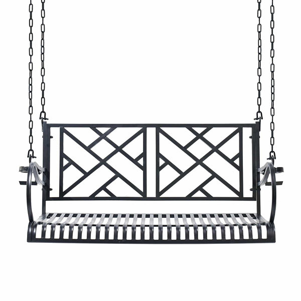 Plow & Hearth Live Casual Logan Metal Porch Swing