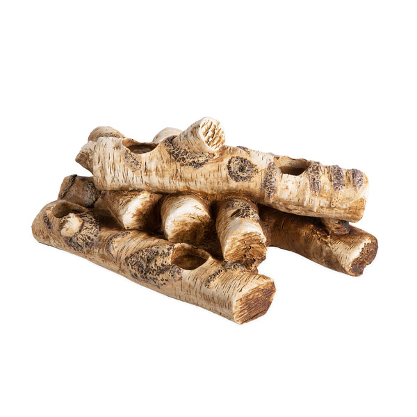 Plow & Hearth Logs Hearth Candle Holder