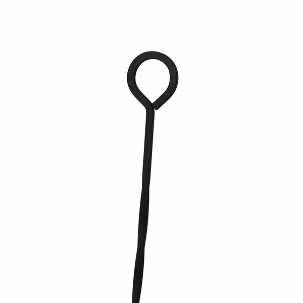 Plow & Hearth Long Wrought Iron Fireplace Poker Fork